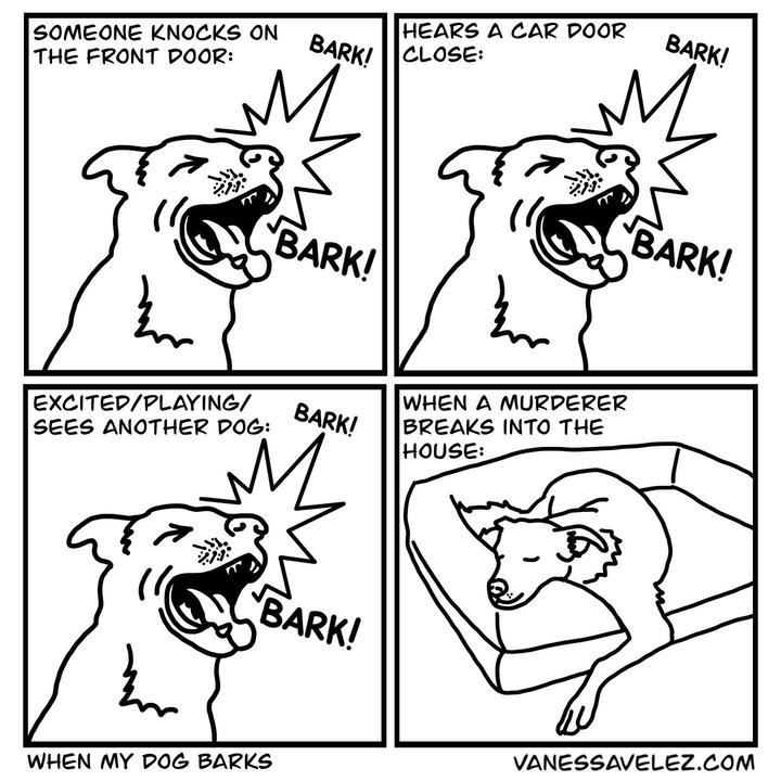When My Dog Barks Comic When My Dog Barks Comic